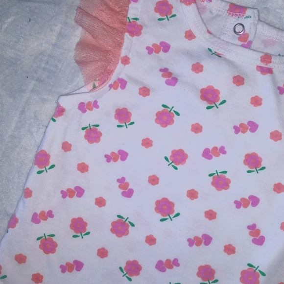 Nannette Baby Girl 2 Piece Set 1 Bodysuits, 1 Legging Size 6/9 M - Picture 3 of 7